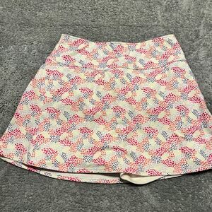 Zero Restriction Skort Skirt Womens Small Geometric Tennis Golf Shorts Lined